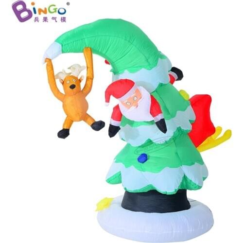 Personalized 3m tall christmas tree decoration inflatable / inflatable outdoor christmas decorations toys