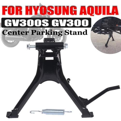 For HYOSUNG Aquila GV300 GV 300 S Motorcycle Middle Kickstand Bracket Pillar Center Parking Stand Central Crutch Holder Support