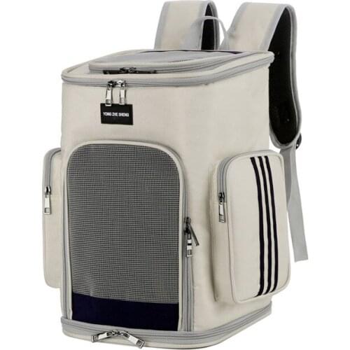 Pet Bag Teddy Out Cat Portable Cage Breathable Box Numerous Openings Design Double Back Supplies