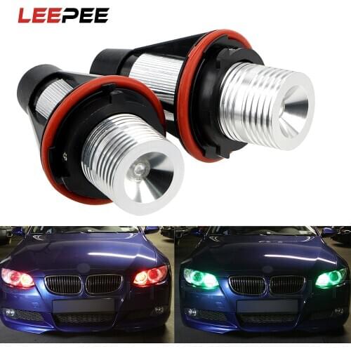 2pcs LED Angel Eyes Marker Light Bulbs for BMW E39 E53 E60 E61 E63 E64 E65 E66 E87 525i 530i xi 545i M5 Error Free Car Lamps