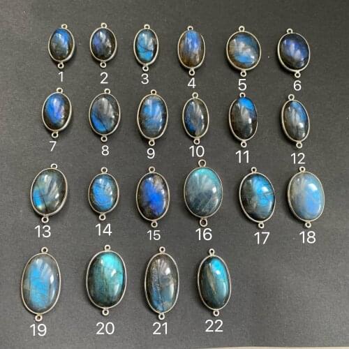 1cps 925silver labradorite oval