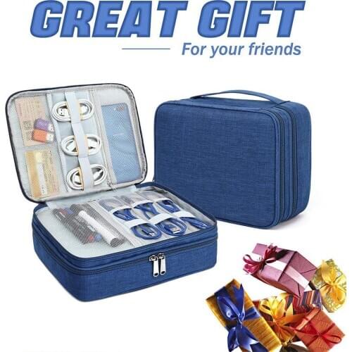 2020 New Storage Bag Waterproof Multi-function Data Cable Organizer Holder