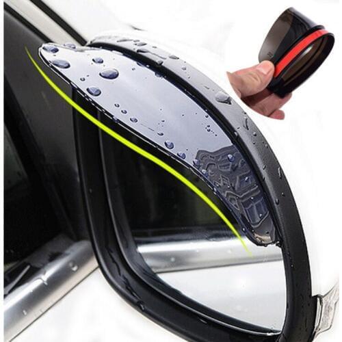 Car Accessories Rearview Mirror Rain eyebrow Rain Cover for Volkswagen VW Jetta MK5 6 Golf 4 5 6 7 CC Tiguan Passat B5 B6 b7