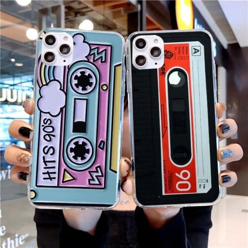 Bernandez reel recorder TPU silicone rubber phone case for iPhone 6 6S 7 8 plus X Xs 11 12 Mini Pro Max XR se2020