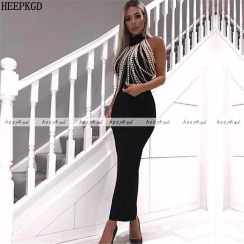 Black Sexy Prom Dresses Backless Sheath Long Beading High Neck Arabic Women Formal Dress Plus Size Evening Party Gowns Customize