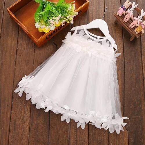 ChildrenS Clothing Summer Kids Girls Dress Costume Lace Flower Baby Princess Dress Fashion Child Lace Dress In Party Clothes