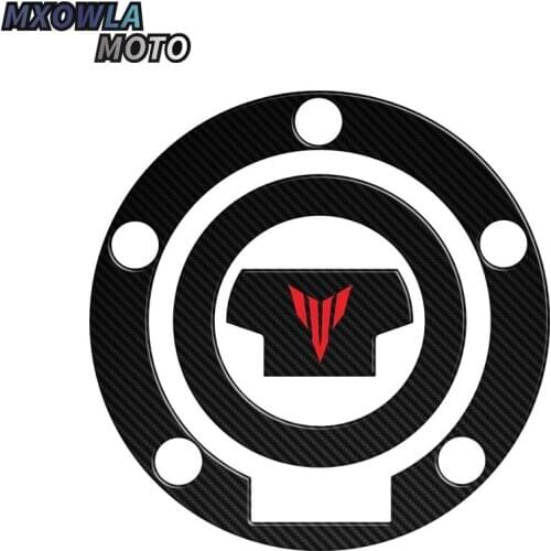 For MT09 FZ09 Gas Cap Raised Fuel Tank Pad Reflective Stickers Emblem Protection