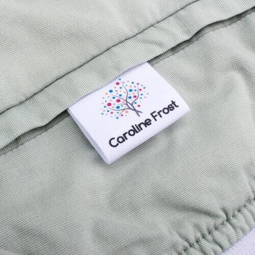 Custom Clothing Labels - Name Tags , Personalized Brand,Organic Cotton Tags, Printing Labels, tree (MD0253)