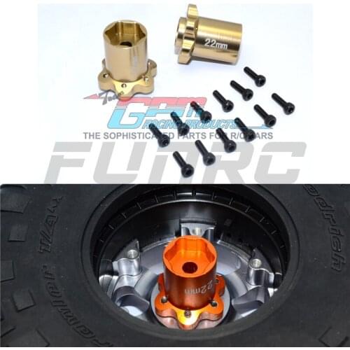 GPM AXIAL 1/10 YETI ROCK RACER 90026 BUGGY Climbing car Metal Aluminum alloy 22MM thick 12MM hex adapter