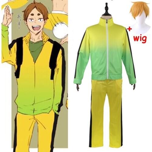 Haikyuu Season 4 MSBY Cosplay Jacket Kiyoomi Sakusa Uniform Tetsurou Kuroo Anime Costume Volleyball Yellow Sportswear Jersey