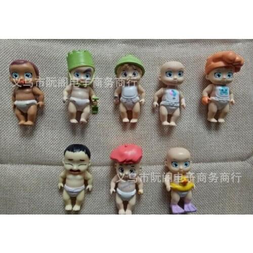 10PCS/lot secret lovely baby dolls 7.5cm cartoon action figure,kids toys,hands and legs can move,home decor,hobby collections