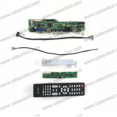 M6-V5.1 LCD TV controller board support VGA AUDIO AV USB TV for 12.1 inch 800x600 G121SN01 V4 TM121SDSG05 NLB121SV01L-01