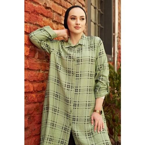 Richkeda Store New 2021 Patterned Asymmetric Cut Shirt Turndown Women Blouses Outwear Harajuku Women Spring-Autumn Stylish