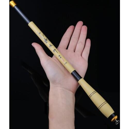 Carbon Fiber Small MINI Hand Rod Short Fishing Rod Super Hard Pole Carbon Stream Pole Ultra Light Pocket Fishing Rod Portable