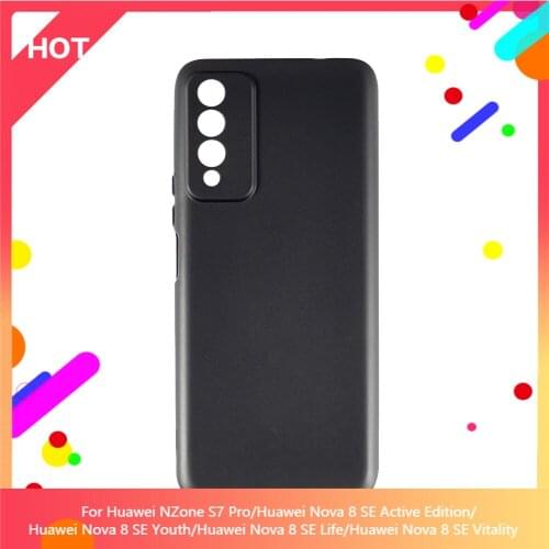 NZone S7 Pro Case Matte Soft Silicone TPU Back Cover For Huawei Nova 8 SE Active Edition Phone Case Slim shockproof