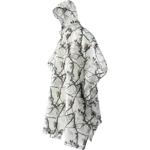 3 in 1 Multifunctional Raincoat Backpack Rain Cover Hiking Cycling Poncho Waterproof Tent Camping Shade Tent Picnic Mat