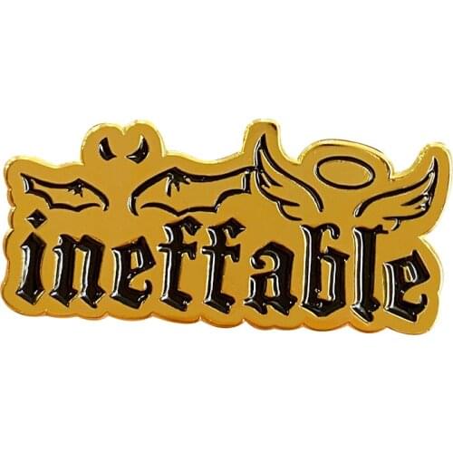 Ineffable A Word for When Something is Beyond Words Pin inspired by The love of Crowley and Aziraphale