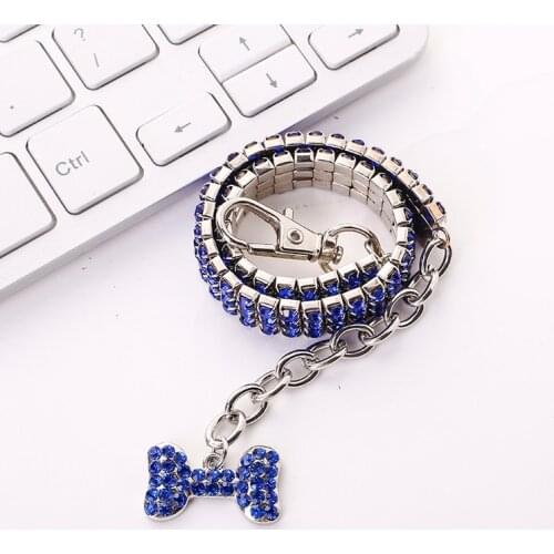 Crystal Inlay Collar for Dogs Puppy & Cat Adjustable With Pendant Pet Collars Pet Supplies For Small Dog Chihuahua