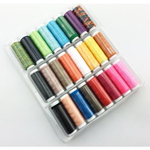 24 Colors Boxed Handmade Sewing Thread