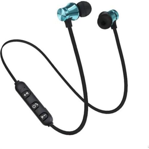 Sports Running Bluetooth Wireless Earphone Magnetic Headset With Mic Active Noise Cancelling Headset For Phones And Music Bass