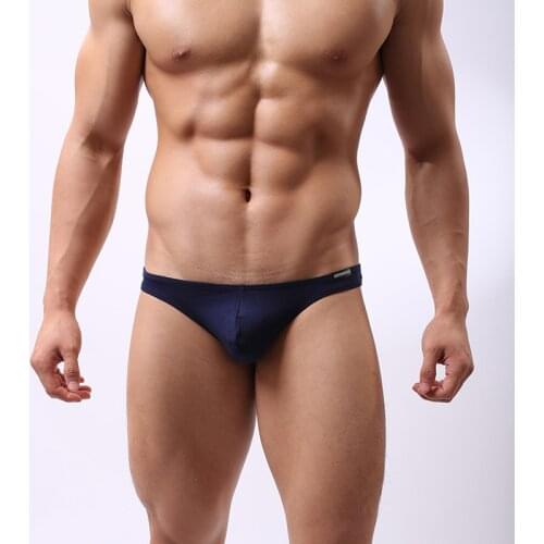 Men Sexy Underwear Briefs Qucik-Dry Men G Strings Thongs Breathable Mens Slip Cueca Male Panties Penis Pouch Underpants Briefs