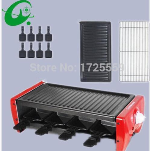 3-8Persons electric barbecue grill, No Somker Electric grill Small electric BBQ grill