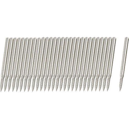 30 Pcs 3mm Shank 2mm Tapered Tip Diamond Bits Burs Grinding Tool