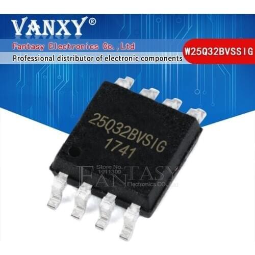 5PCS W25Q32BVSSIG SOP-8 W25Q32 SOP 25Q32BVSIG SMD W25Q32BVSIG 25Q32