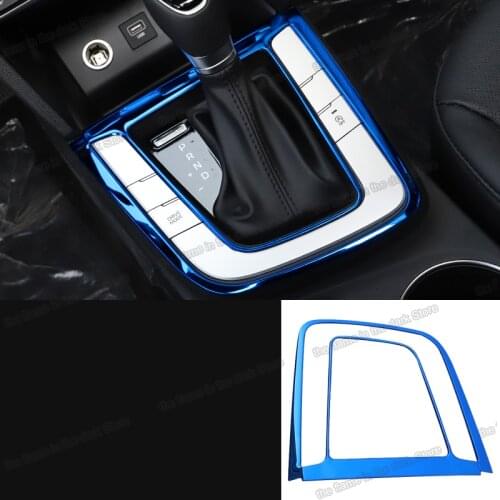 Car gear control panel trims for hyundai elantra 2016 2017 2018 2019 2020 avant accessories AD auto decoration interior styling
