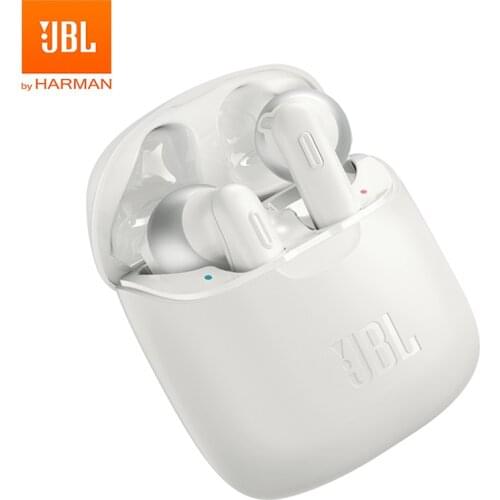 JBL T220TWS True Wireless Bluetooth Earphones JBL T220TWS Stereo Earbuds Bass Sound Headphones Headset with Mic Charging Case