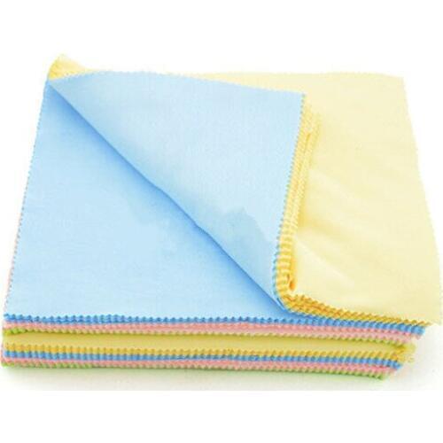 Colorful cotton microfiber sunglasses cloth reading glasses cleaning cloth eyeglasses case glasses purch 100pcs/lot