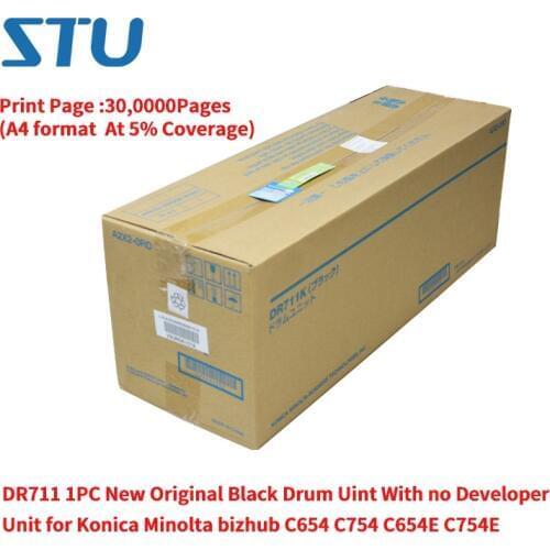 DR711 1PC 30,0000Pages New Original Black Drum Uint With no Developer Unit for Konica Minolta bizhub C654 C754 C654E C754E