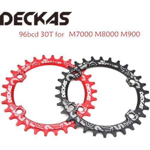 Deckas round 30T MTB Mountain bike bicycle Chain ring BCD 96mm 96bcd for 7-11 speed for M7000 M8000 M9000 crank