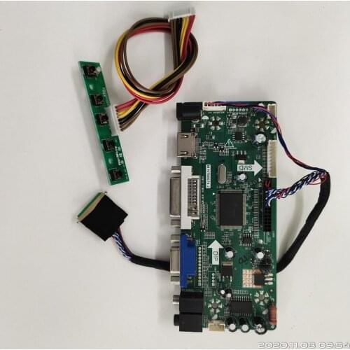 Kit for B156HW01 V6/B156HW01 V7 M.NT68676 1920x1080 HDMI-compatible+DVI+VGA panel Display monitor Controller Board LCD LED