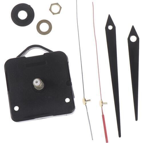 DIY Clock Mechanism Classic Hanging Black Quartz Watch Wall Clock Movement Mechanism Parts Repair Replacement Essential Tools