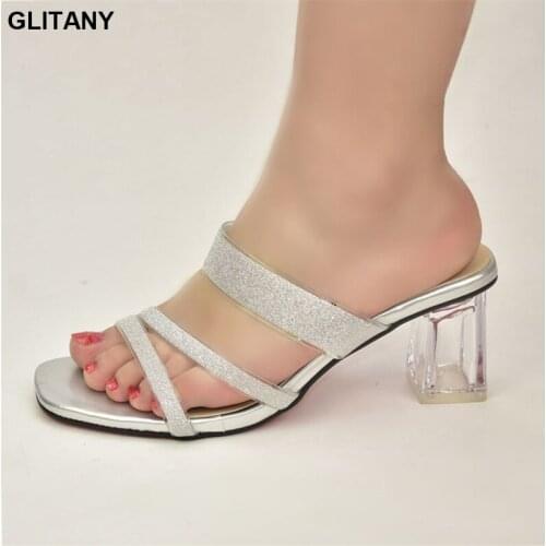 New Arrival African Dress Women Rhinestone Wedding Shoes 2021 Fashion Women Ladies Shoes and Sandals Size 43 Shoes Luxery Shoes