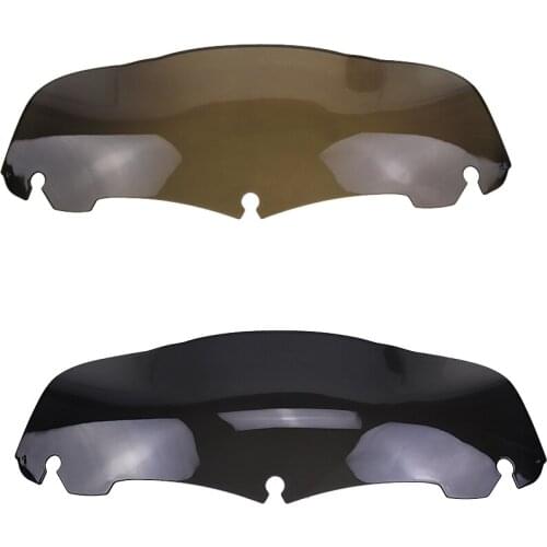 Black/Smoke 7" Motorcycle Windshield Fairing Windscreen Cover For Harley Electra Street Glide Touring 2014 2015 2016 2017-2019