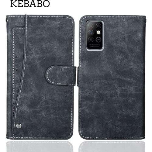 Luxury Wallet Infinix Note 8 Case 6.95" Vintage Flip Leather Business Protective Cover For Infinix Note 8 Case Card Slots