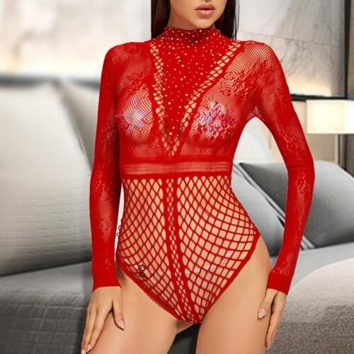 Sexy Underwear Hollow-carved Looming Mesh Sexual Underwear For Bedroom