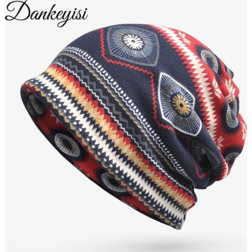 DANKEYISI Ponytail Beanie Hat Women Knit Cap Winter Skullies Beanies Warm Caps Female Knitted Stylish Hats For Ladies Fashion