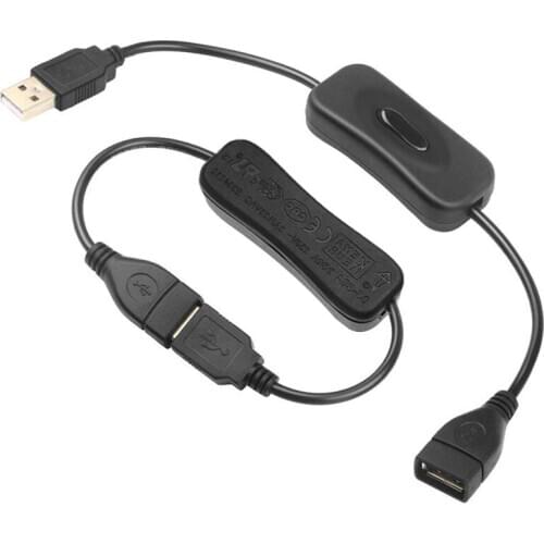USB 2.0 Extension Cable Male to Female Extender Cable with witch ON OFF Cable Toggle LED for laptop PC USB 2.0 Extension