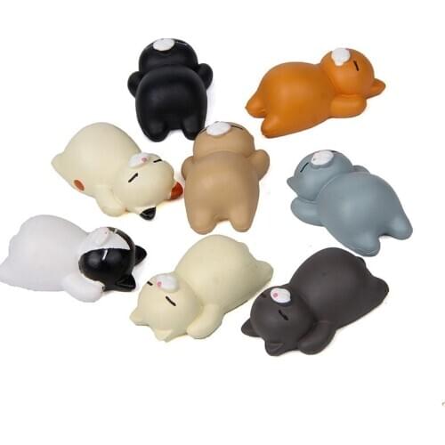 1Pcs Cute Lazy Cat Cartoon Creative 3D Magnet Buckle Fridge Sticker Delicate Japanese Style Home Decor Fridge Magnets