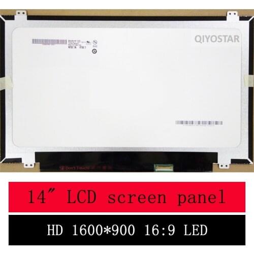 14" Slim LED matrix For Lenovo thinkpad T440P T440S T450 T450S T440 laptop lcd screen panel Display Replacement 1600*900
