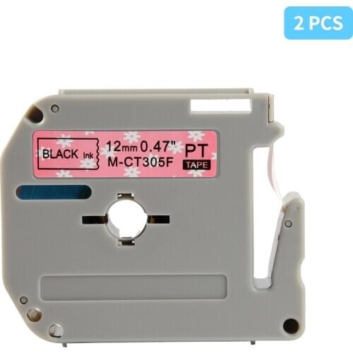 2 Rolls Cartoon Series Label Maker Tape Self-Adhesive Label Tape Laminated for PT-65 Label Printer for Home Office Cable