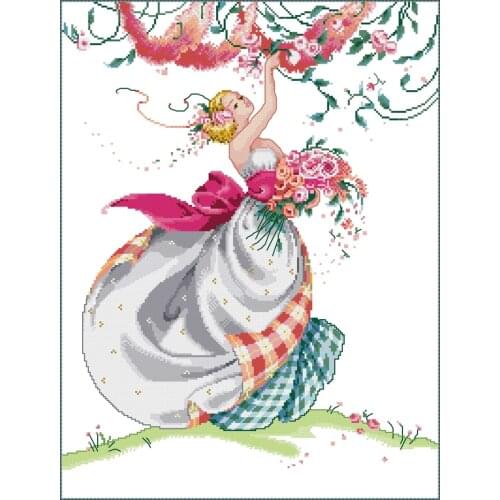 25-MD-40 ( Counted Cross Stitch 11CT 14CT 18CT Cross Stitch Kits Embroidery Needlework Sets