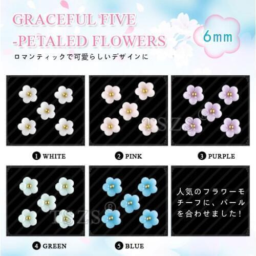 25pcs /lot Fashion Luxury 3D Flower with gpld bead Nail Alloy DIY Decoration