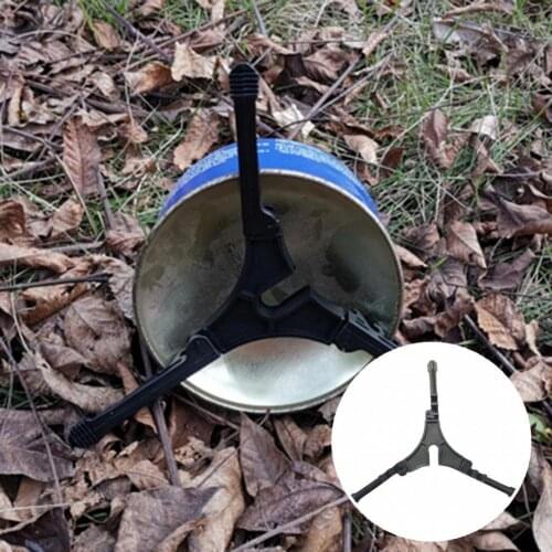 Accessory Useful Folding Gas Tank Canister Stand Portable Gas Tank Bracket Anti-crack for Outdoor