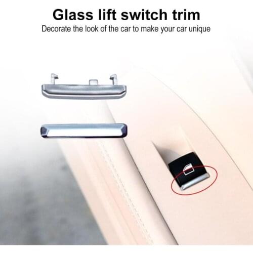 New Car Right Front RF Inner Window Lift Switch Button Sequin Trim Auto Door Interior Car Styling For BMW 7 Series F01 F02