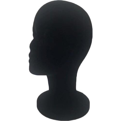 Lightweight Hair Mannequin Hat Sunglasses Headband Display Stand Manikin Styrofoam Mannequin Head for Wigs Cap