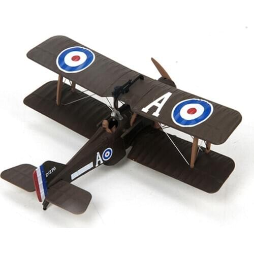 SE5a Strike Fighter Simulation Model 9cm Length 1:72 Scale for Ornaments Collection or Airshow